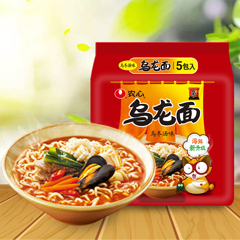 Nongshim-Udon-Noodle-Soup-Flavour,-120g-x-5-Bags-per-Pack-1