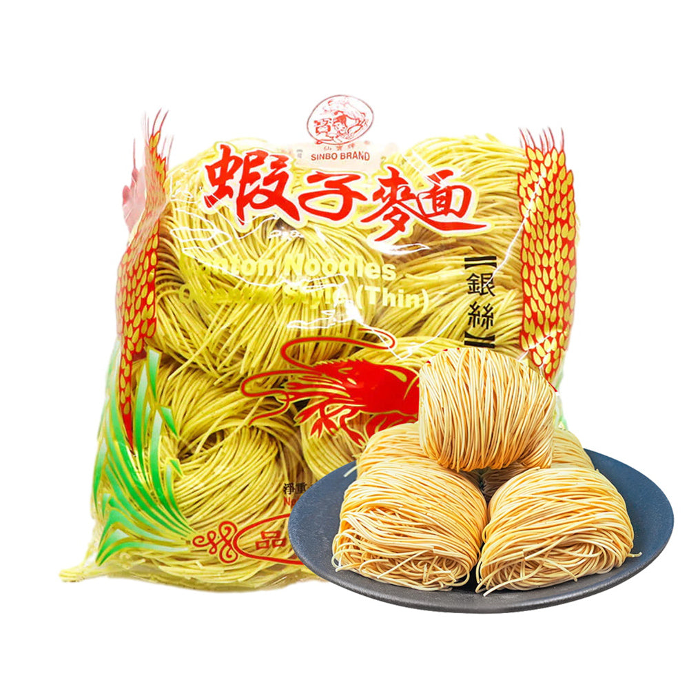 Sinbo Brand Shrimp Egg Noodles - Thin, 375g – Umall - Sydney's Largest ...