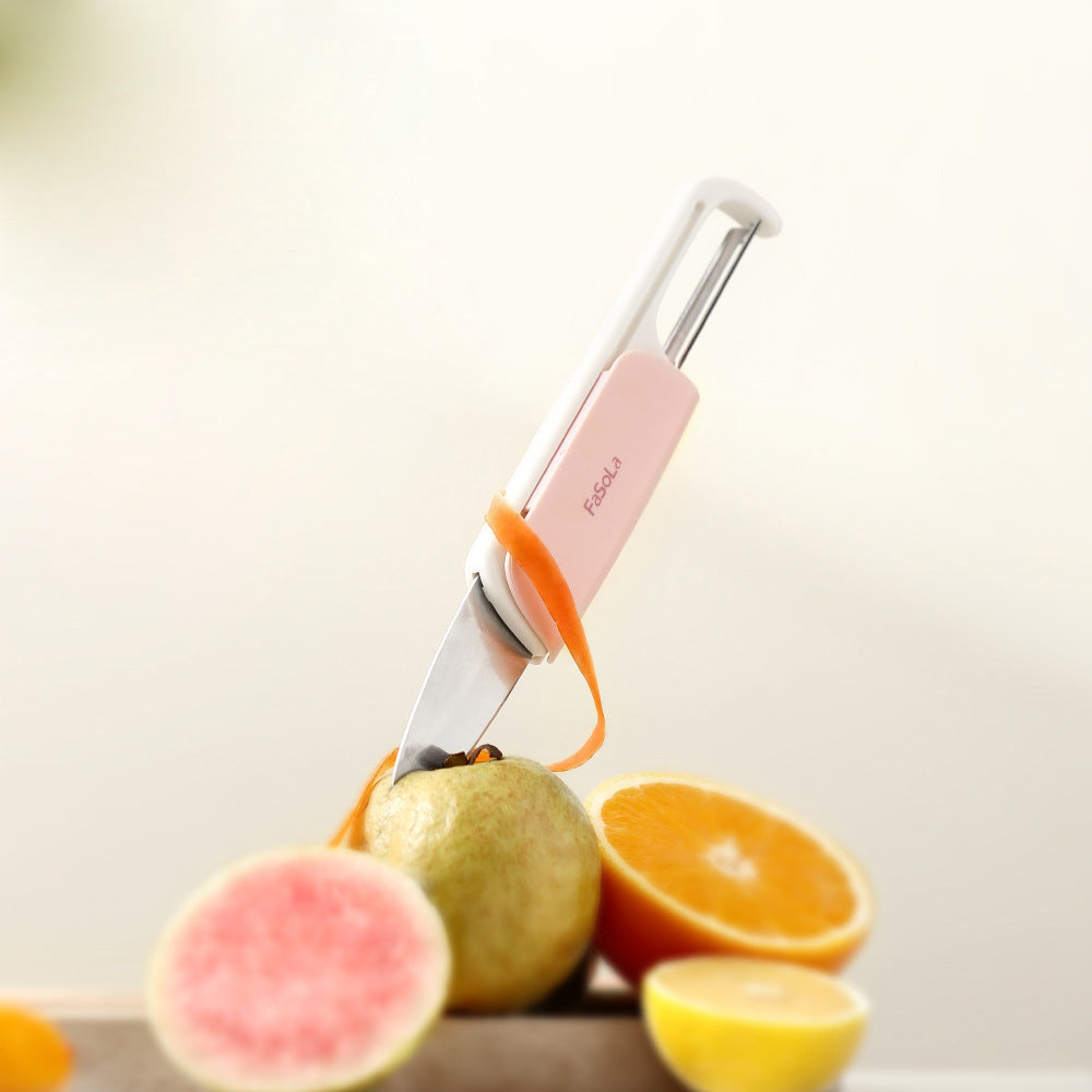 FaSoLa Multifunctional Fruit Knife - Pink