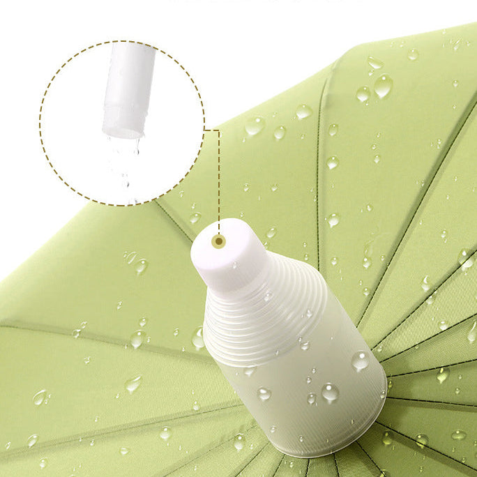 FaSoLa Waterproof Umbrella with Cover - Matcha Green