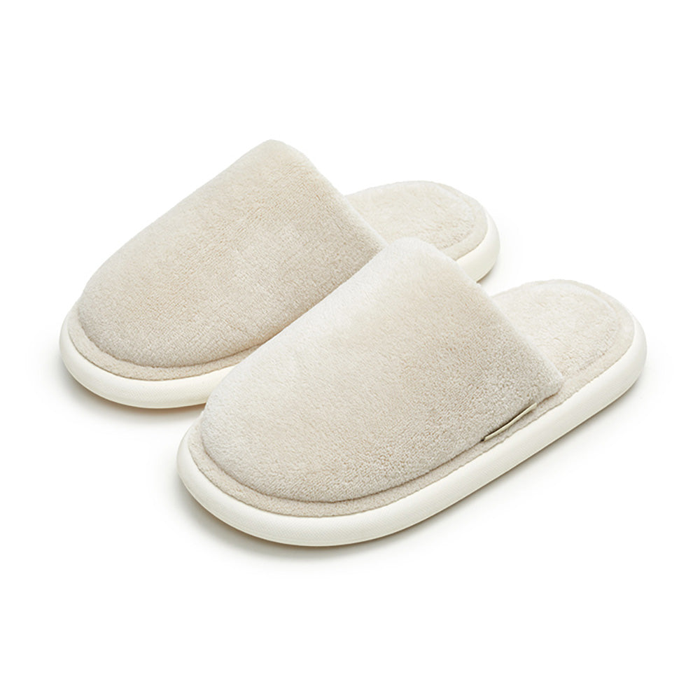 YouDiao-Women's-Snowflake-Cotton-Slippers---Cream-White,-Size-38-39-1