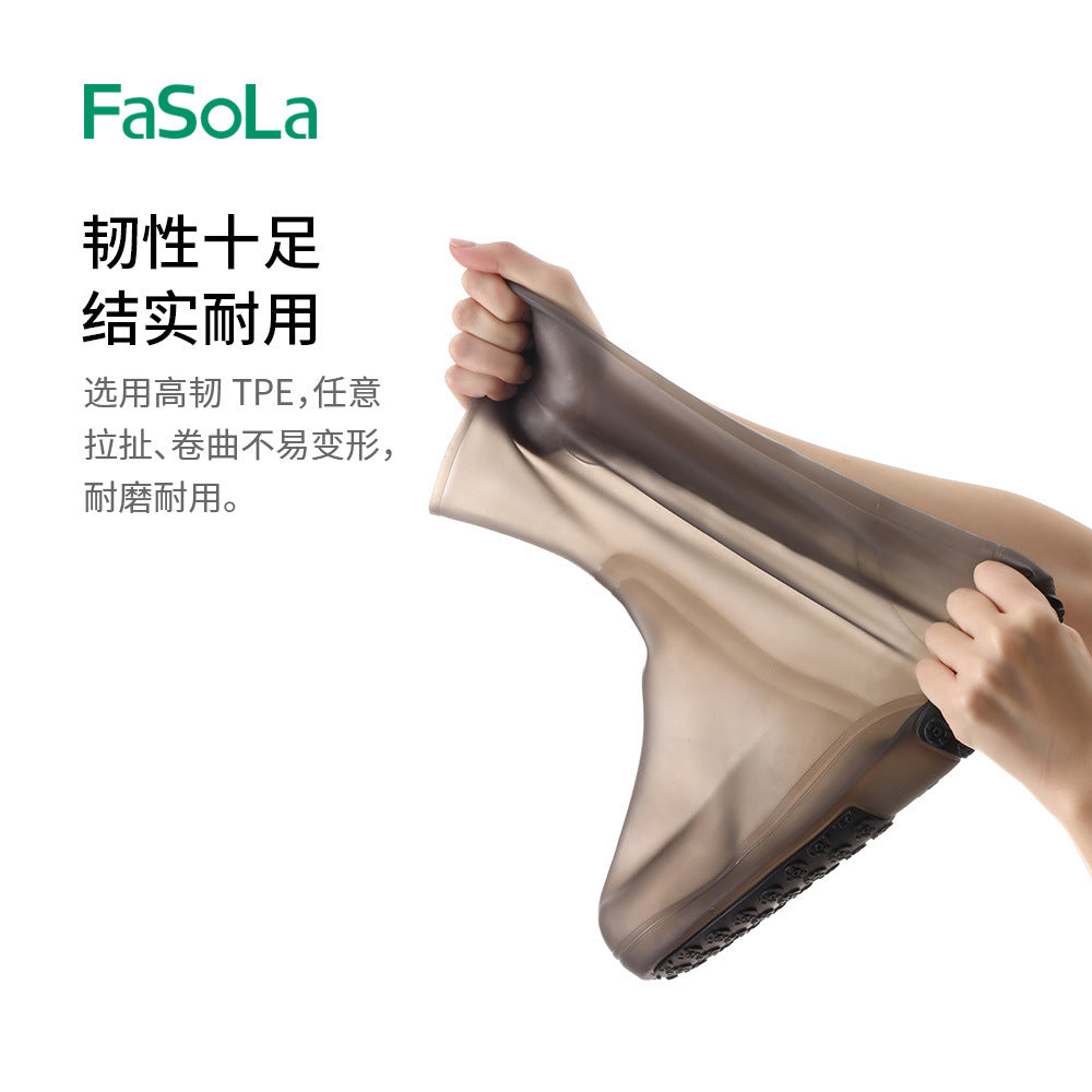 FaSoLa-Waterproof-Shoe-Covers---Brown,-Size-43-45-1