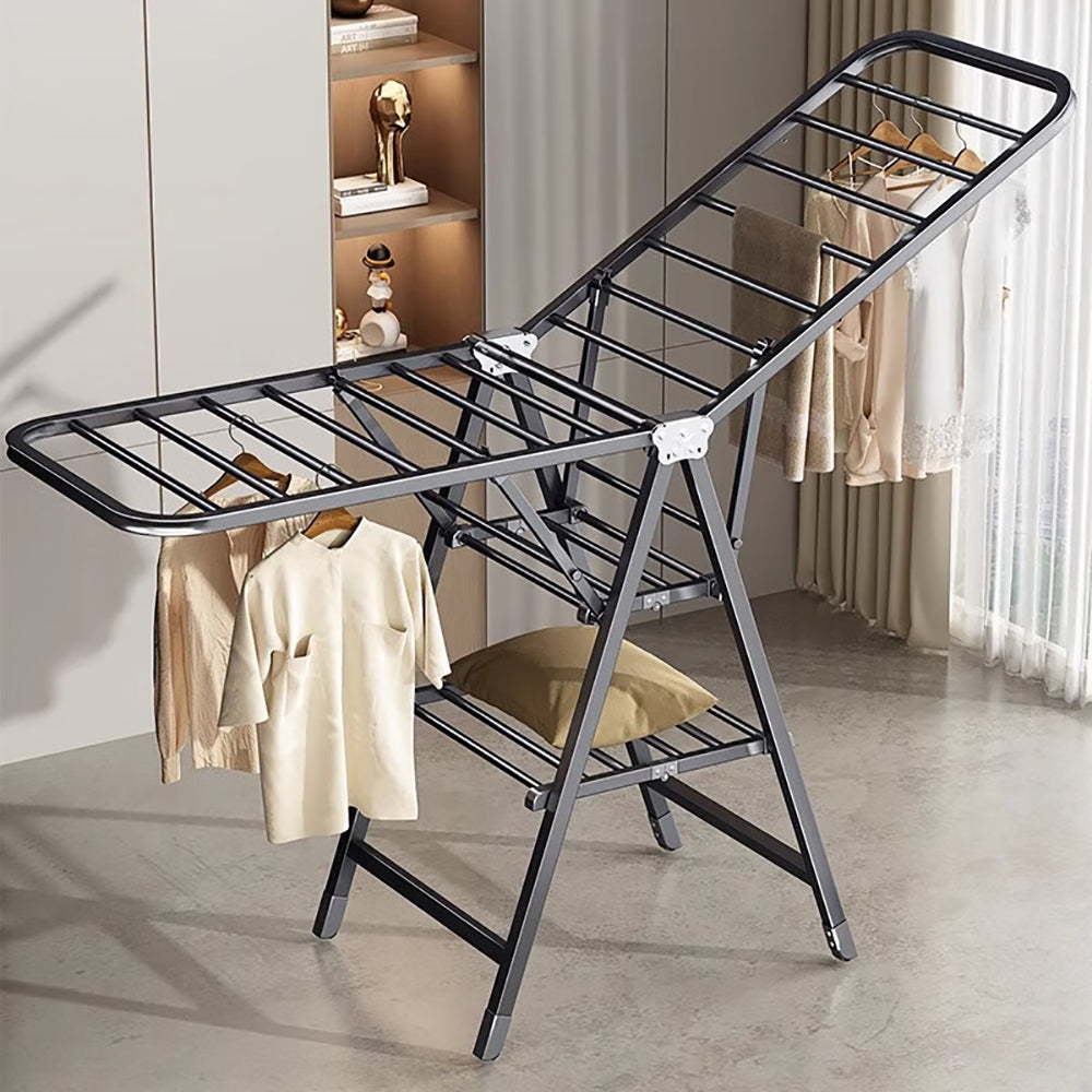 Youqin-Foldable-Clothes-Drying-Rack,-Gun-Grey,-1.8m,-Three-Tier-1