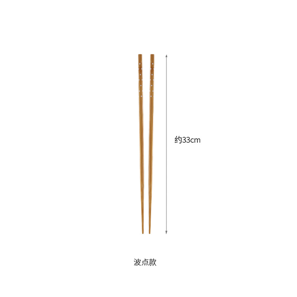 FaSoLa-Extra-Long-Bamboo-Frying-Chopsticks---Dotted-Design-1