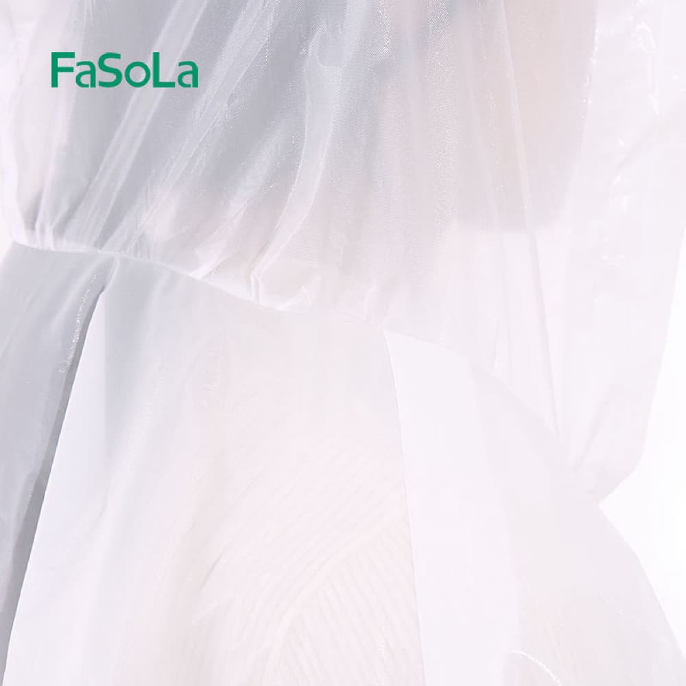 FaSoLa-Disposable-Portable-Raincoat---White,-120*78cm-1