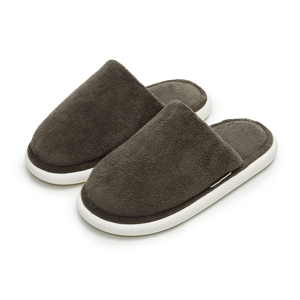 YouDiao-Men's-Cozy-Fleece-Slippers---Cocoa-Brown,-Size-42-43-1