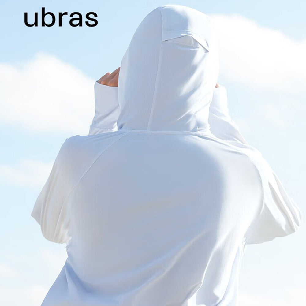 Ubras-Hooded-Sun-Protection-Jacket---Cream-Yellow,-Size-L-1