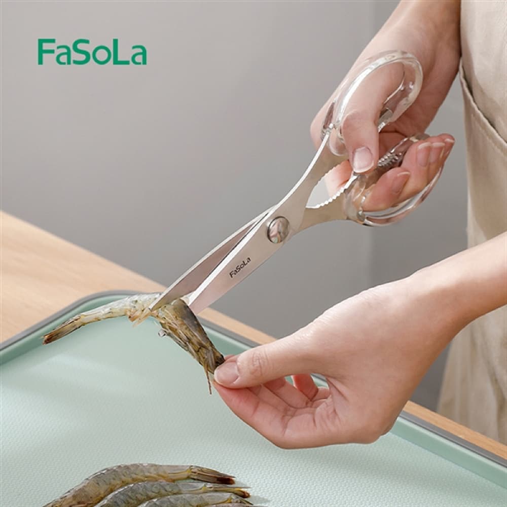 FaSoLa-Multi-Functional-Acrylic-Kitchen-Scissors---20.5*8.5cm-1