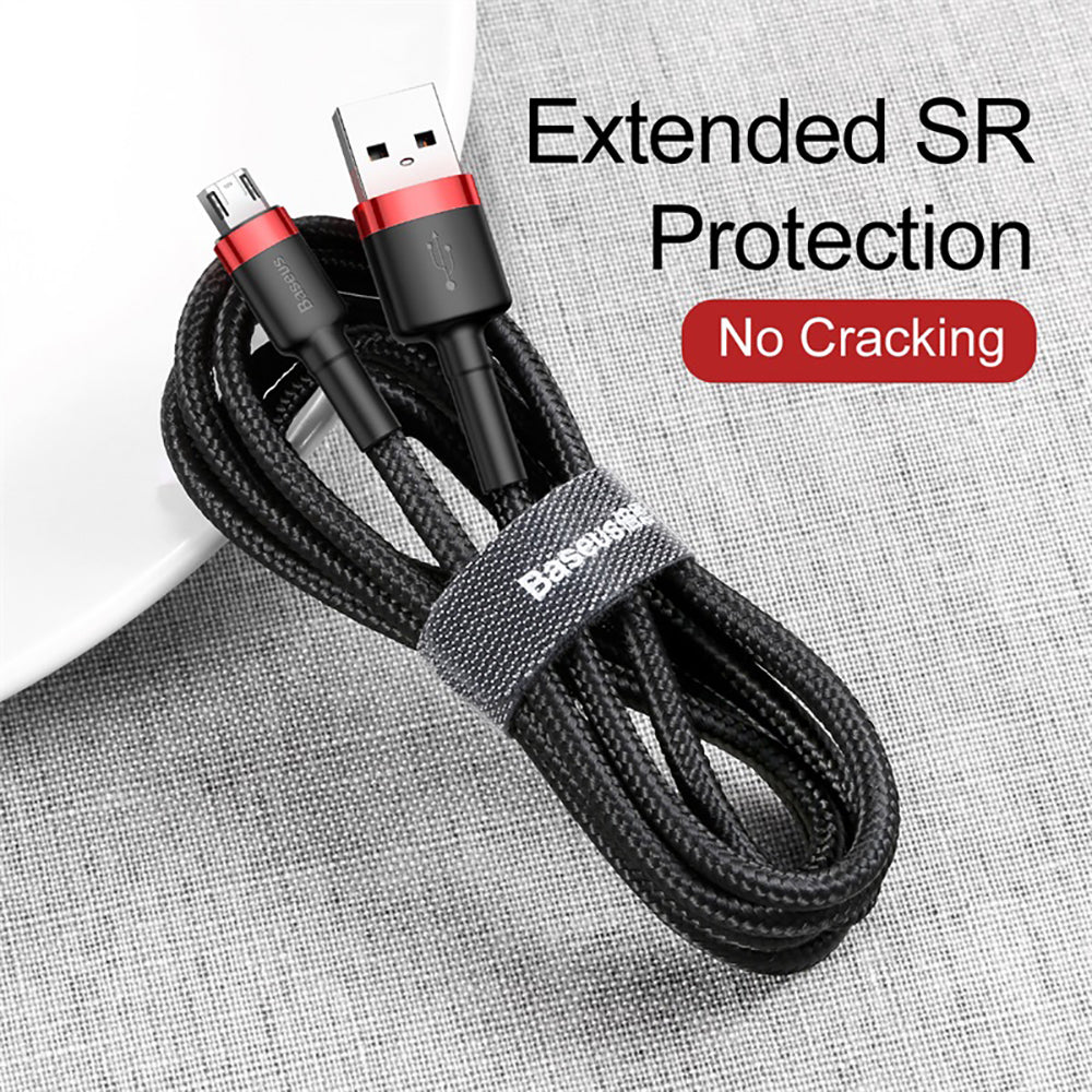 Baseus-Cafule-USB-to-Micro-USB-Cable,-Reversible,-2.4A,-1M,-Red-and-Black-1