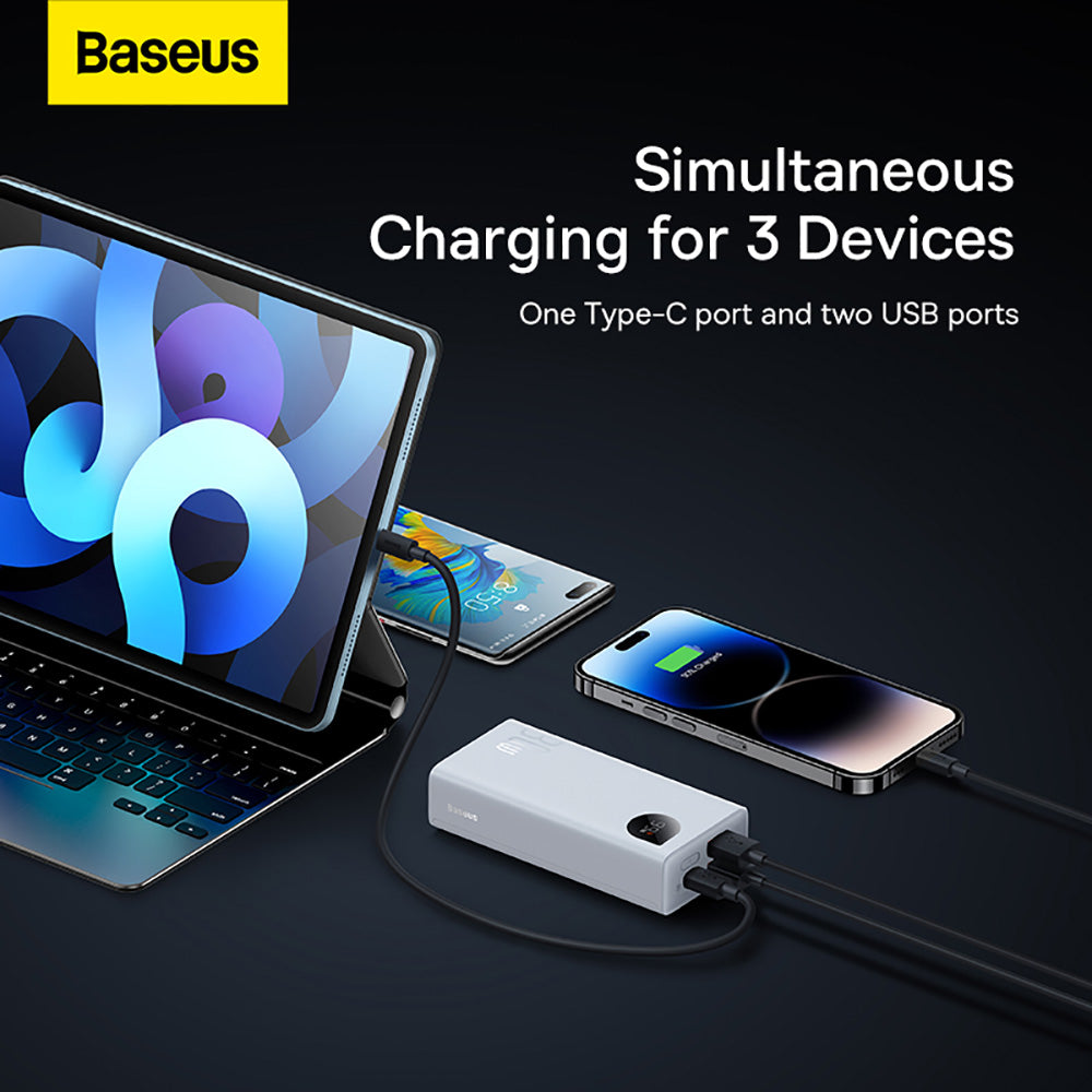 Baseus-Adaman2-Digital-Display-Fast-Charge-Power-Bank-10000mAh-30W---White-1