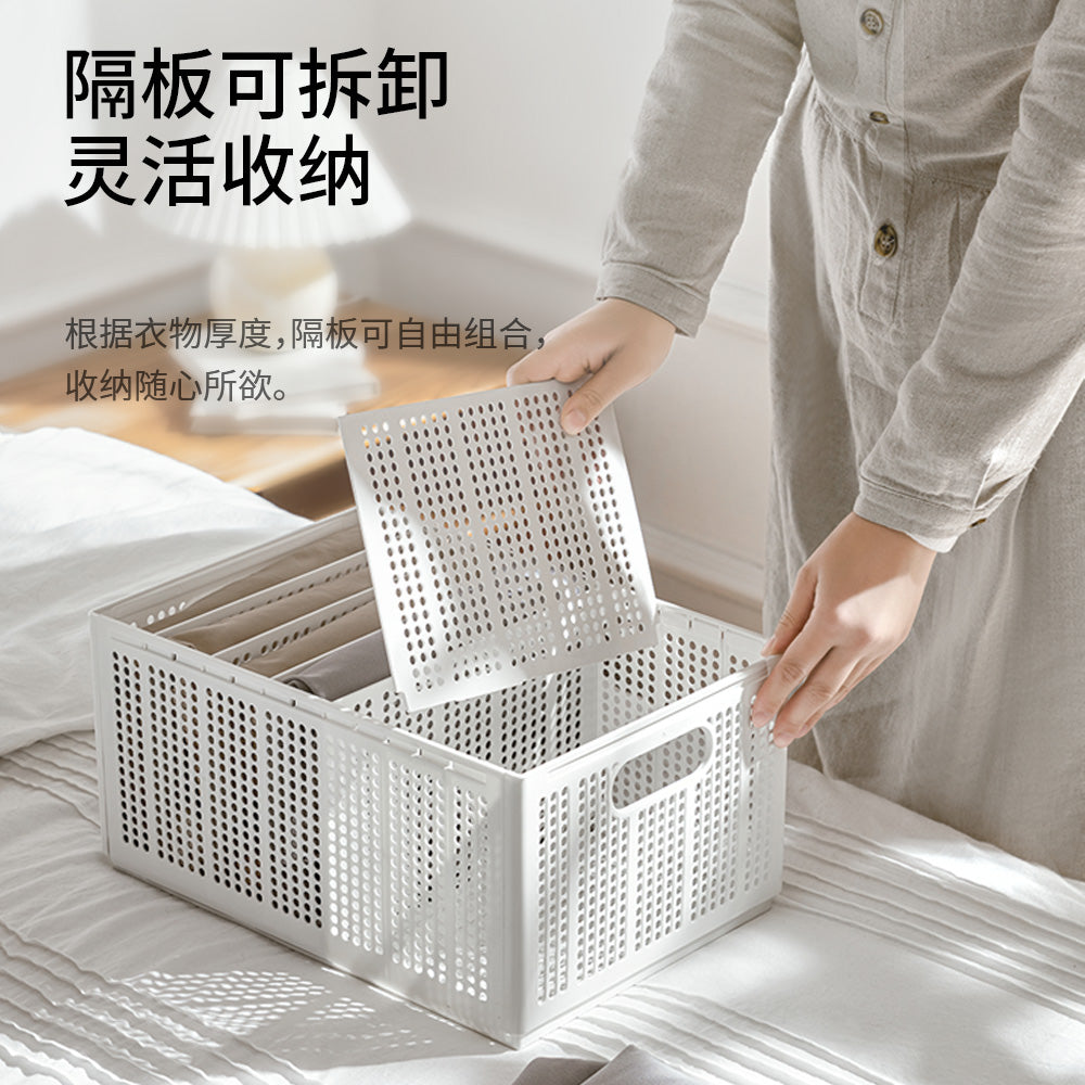 FaSoLa-Foldable-Storage-Basket---White,-Small-1