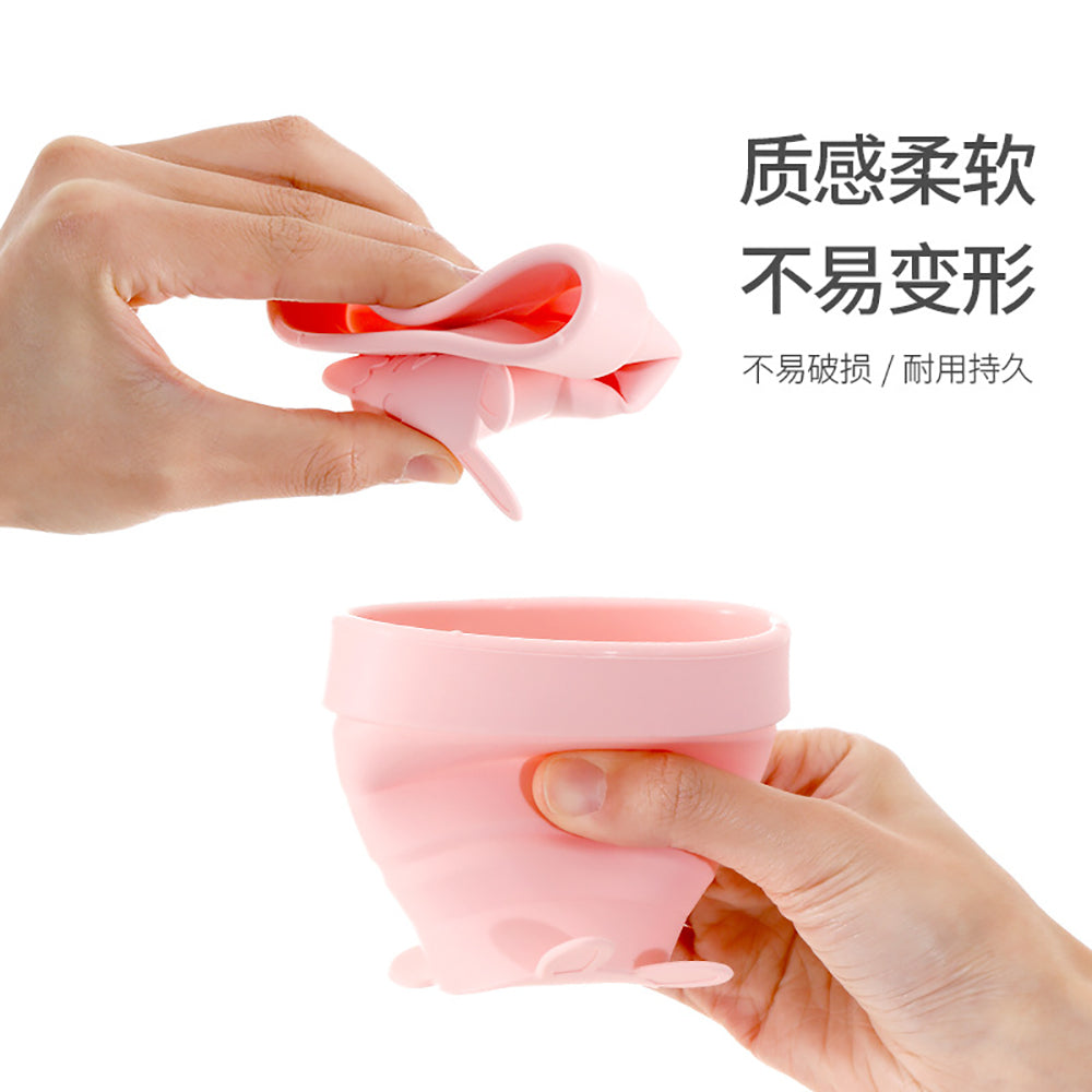 FaSoLa-Travel-Foldable-Silicone-Cup---Baby-Pink-Classic-1