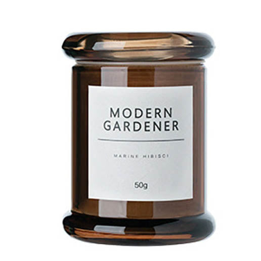 Modern Gardener Series Postbox Scented Candle - Marine & Hibiscus