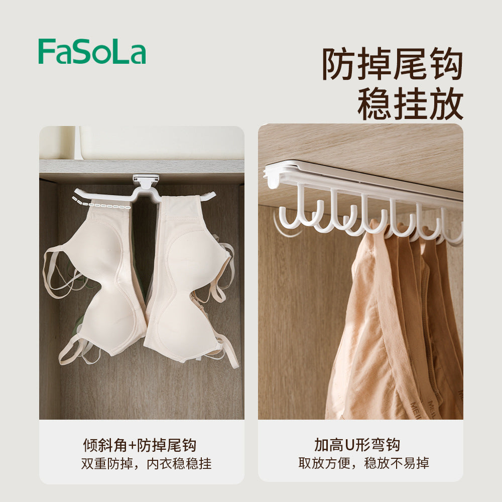 FaSoLa-Sliding-Underwear-Hanger-with-Horizontal-Rod---White-1