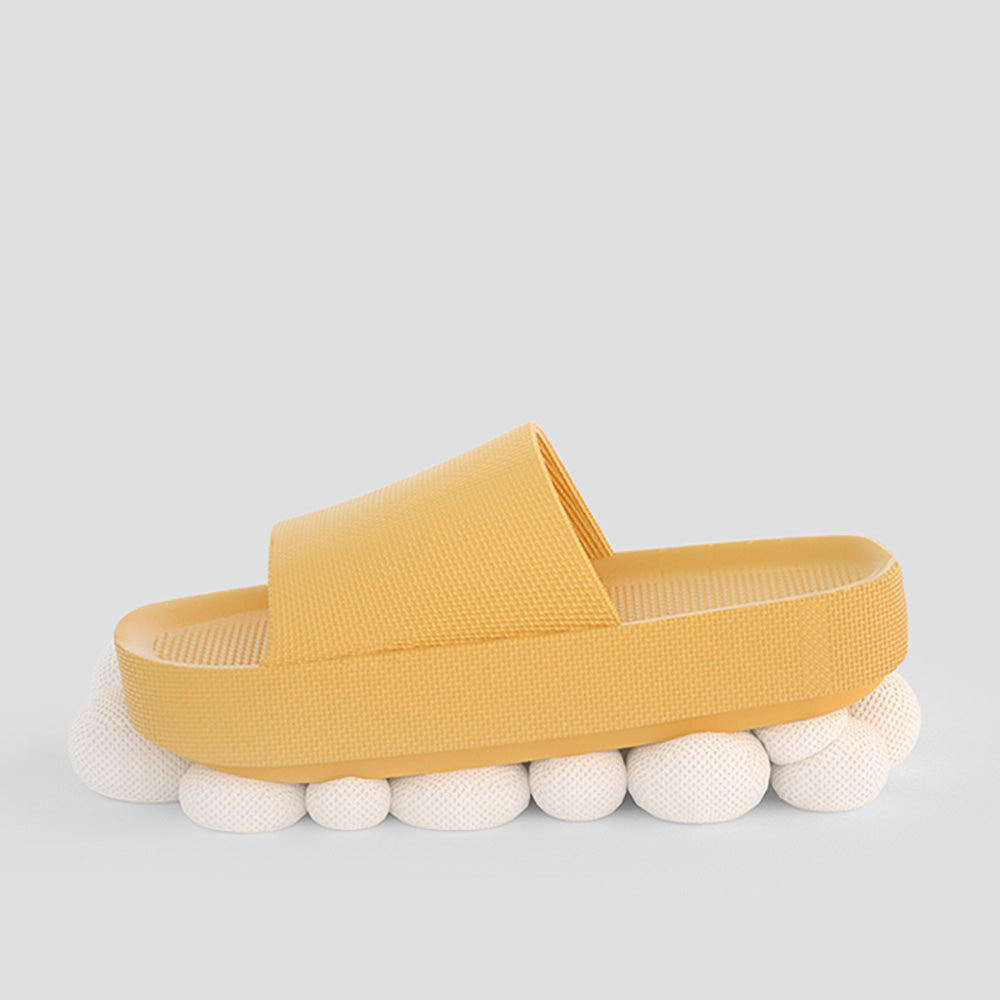 YouDiao Ultra Soft Thick-Soled EVA Slippers - Yellow, Size 35-36