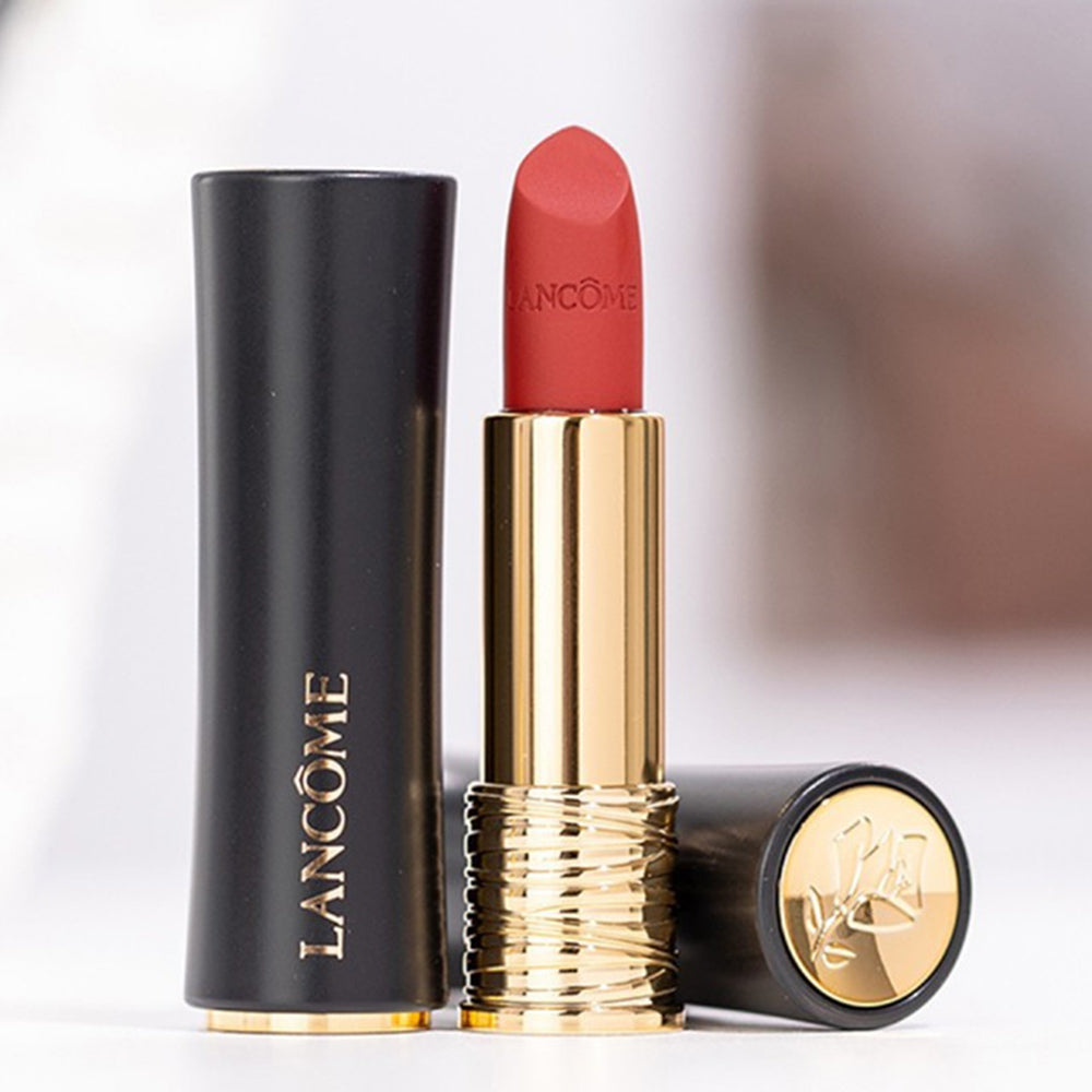 Lancome-L'Absolu-Rouge-Hydrating-Lipstick-in-Orange-Red-#196-1