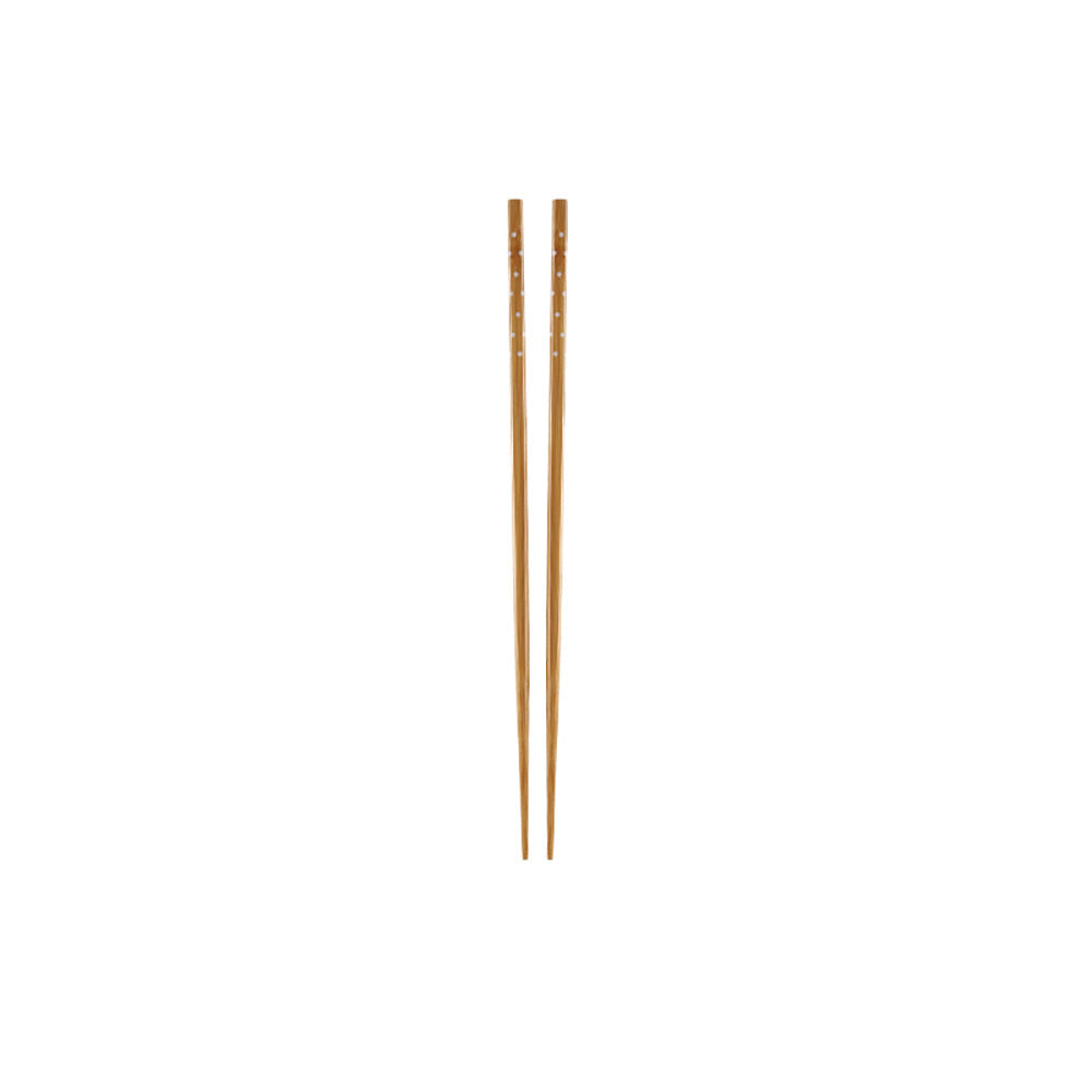 FaSoLa Extra Long Bamboo Frying Chopsticks - Dotted Design