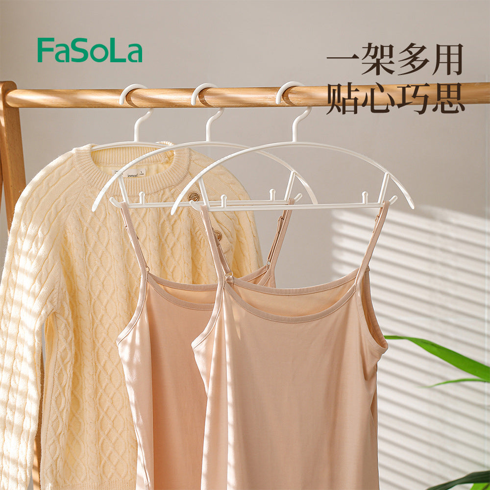 FaSoLa-No-Trace-Hangers-with-Collar-Protection---White,-Set-of-5-1