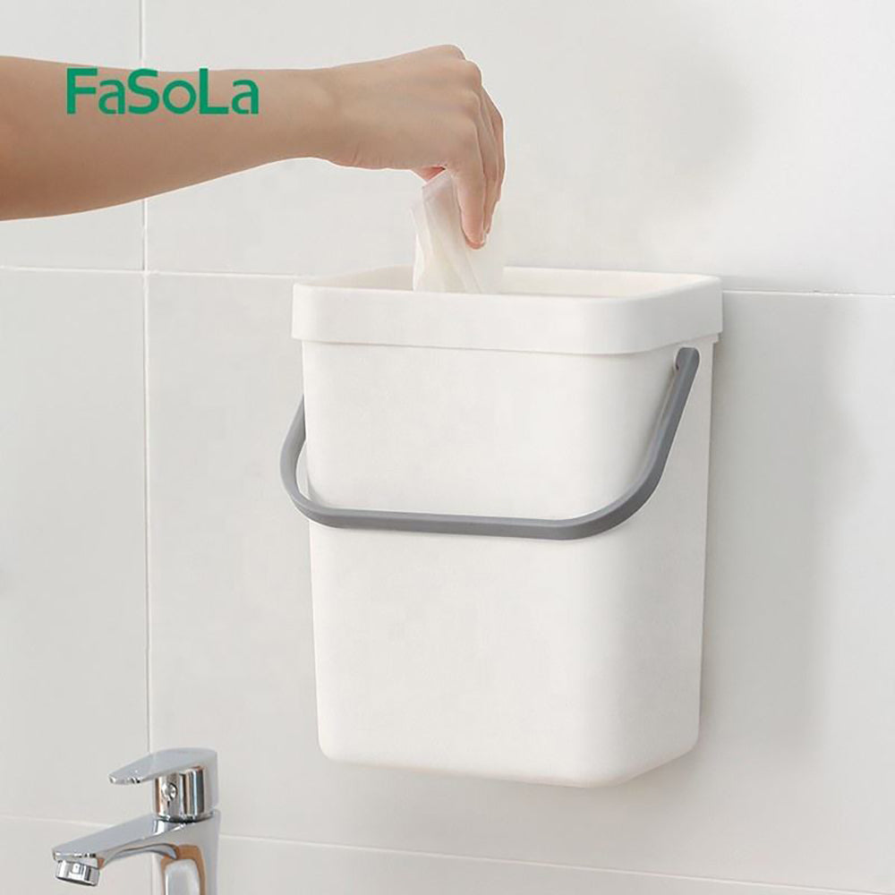 FaSoLa-Wall-Mounted-Trash-Bin-in-White,-21*17.5*24.5cm-1