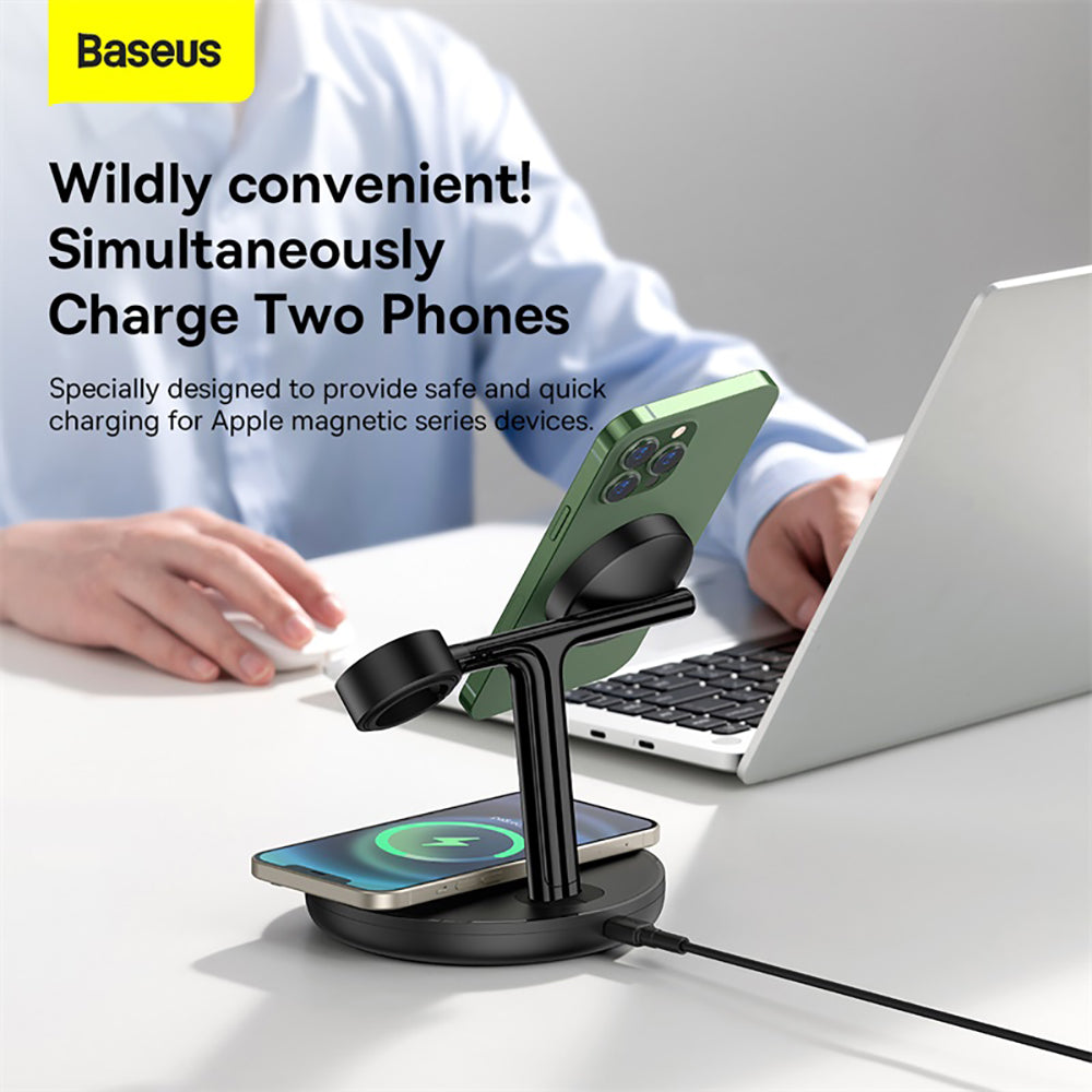 Baseus-Swan-3-in-1-Wireless-Magnetic-Charging-Bracket-20W---Black-1