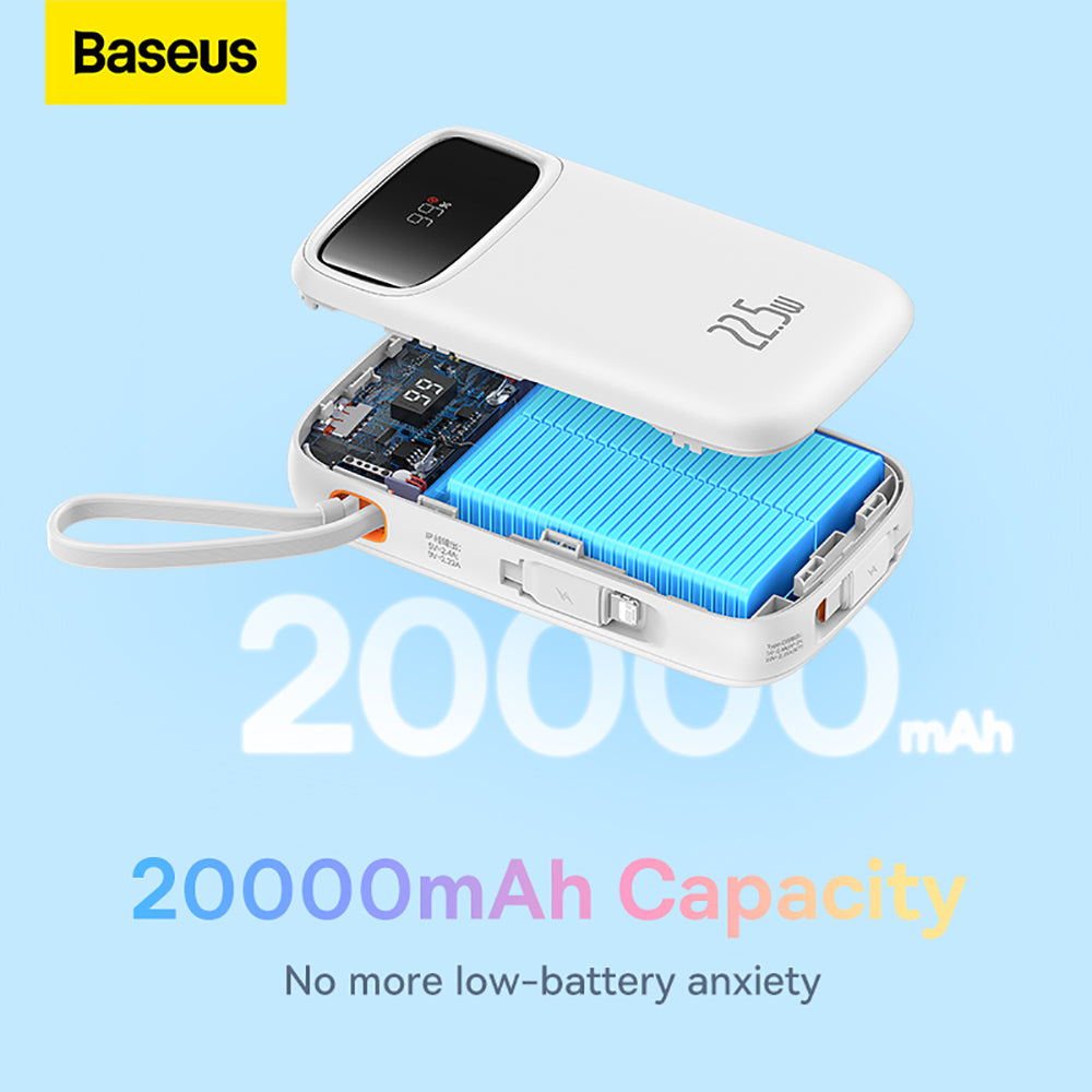 Baseus-Qpow2-Dual-Cable-Digital-Display-Fast-Charge-Power-Bank-20000mAh-22.5W---Starlight-White-1