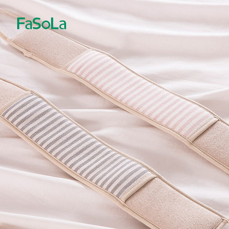 FaSoLa-Double-Sided-Bath-Glove---Pink,-13.5*22.5cm-1