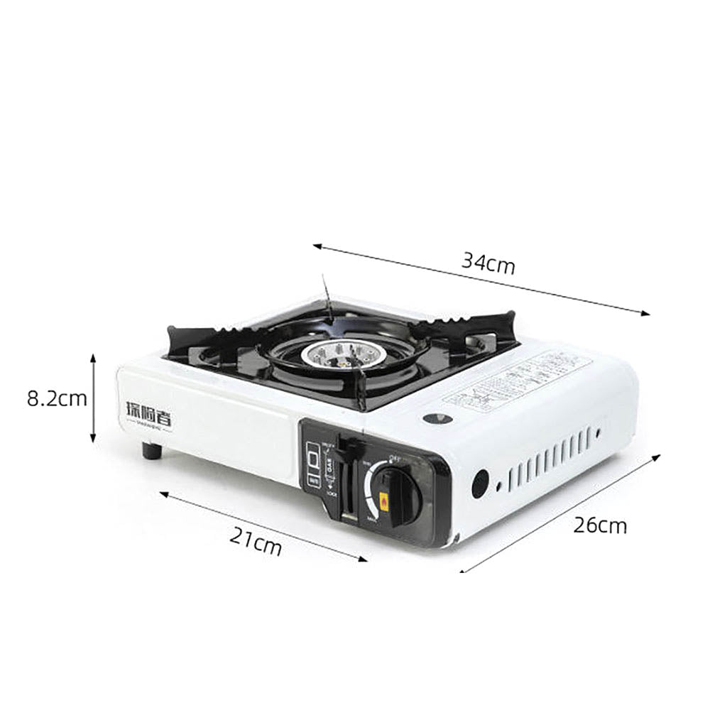 Ulife Outdoor Portable Butane Stove - White, 2900W (Gas Not Included)