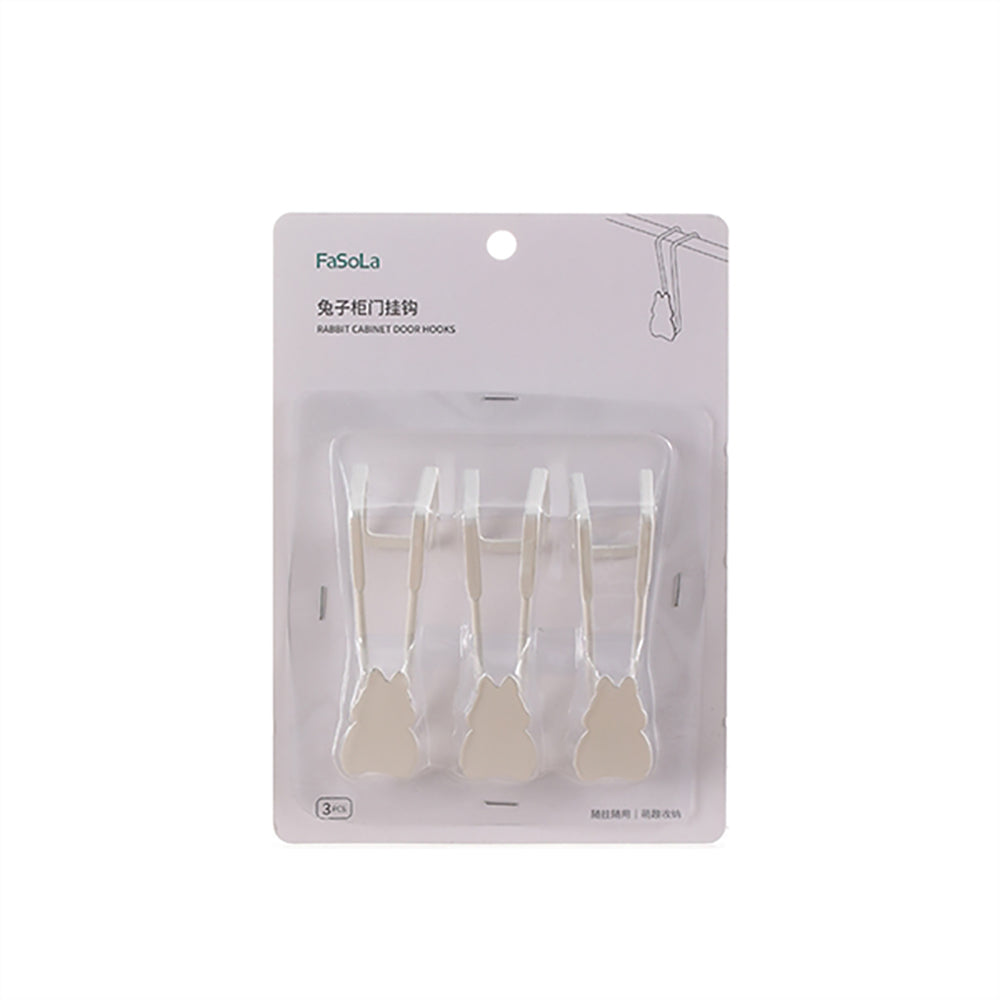 FaSoLa-Rabbit-Cabinet-Door-Hooks---White,-Set-of-3-1