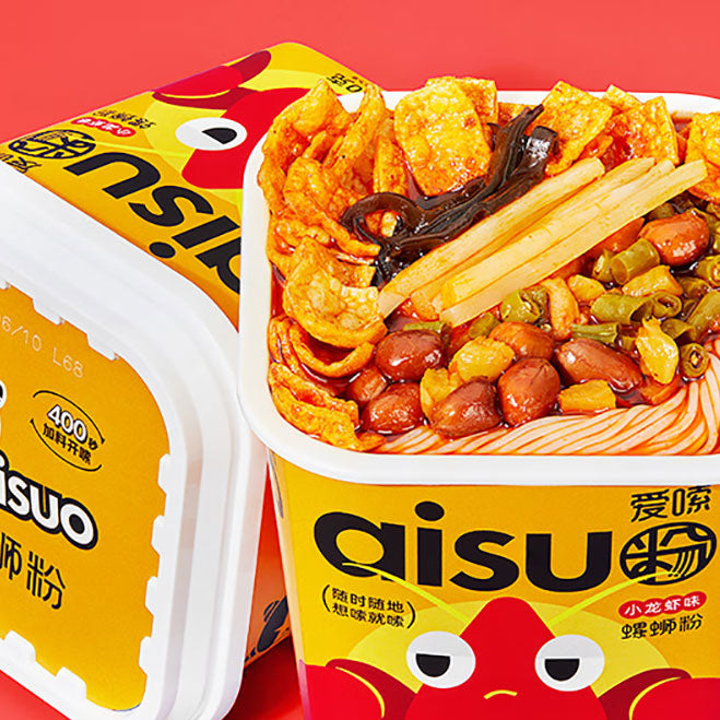 Aisuo Liuzhou Snail Noodles - Crawfish Flavor - 230g