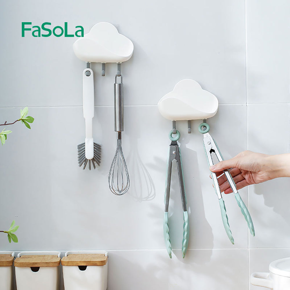 FaSoLa-No-Drill-Cloud-Hooks---White,-12*3.6*12cm-1