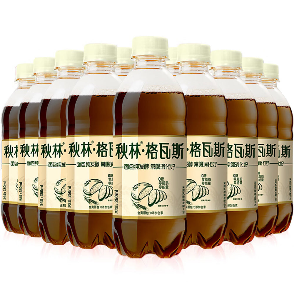 Qiulin-Kvass-Beverage---Zero-Sugar,-Zero-Fat,-Whole-Wheat---350ml-x-12-Bottles-1