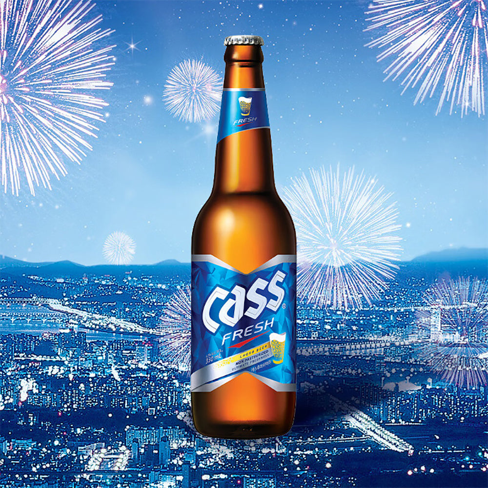 Cass Fresh Korean Beer - 330ml x 24 Bottles – Umall - Sydney's Largest ...