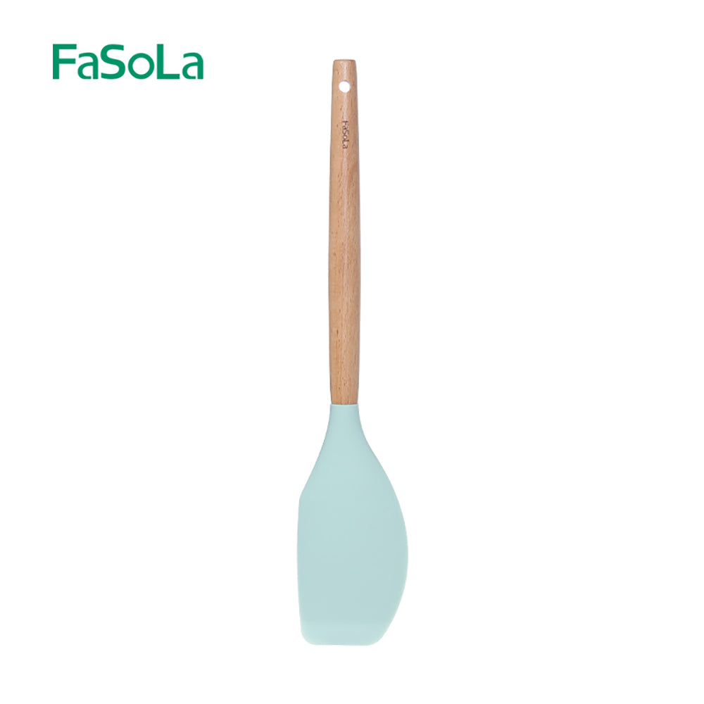 FaSoLa-Beech-Handle-Silicone-Spatula---Olive-Green-1