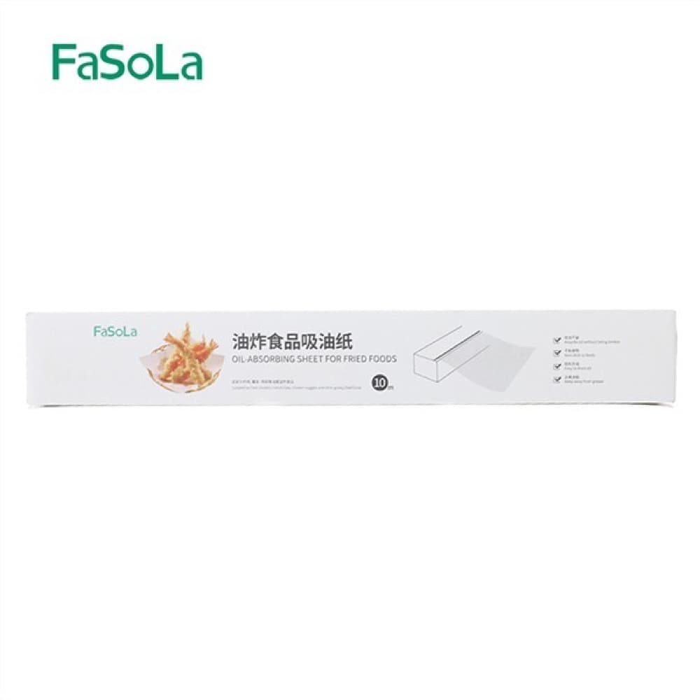 FaSoLa-Oil-Absorbing-Paper-for-Fried-Food---50-Sheets,-21.8*19.7cm-1