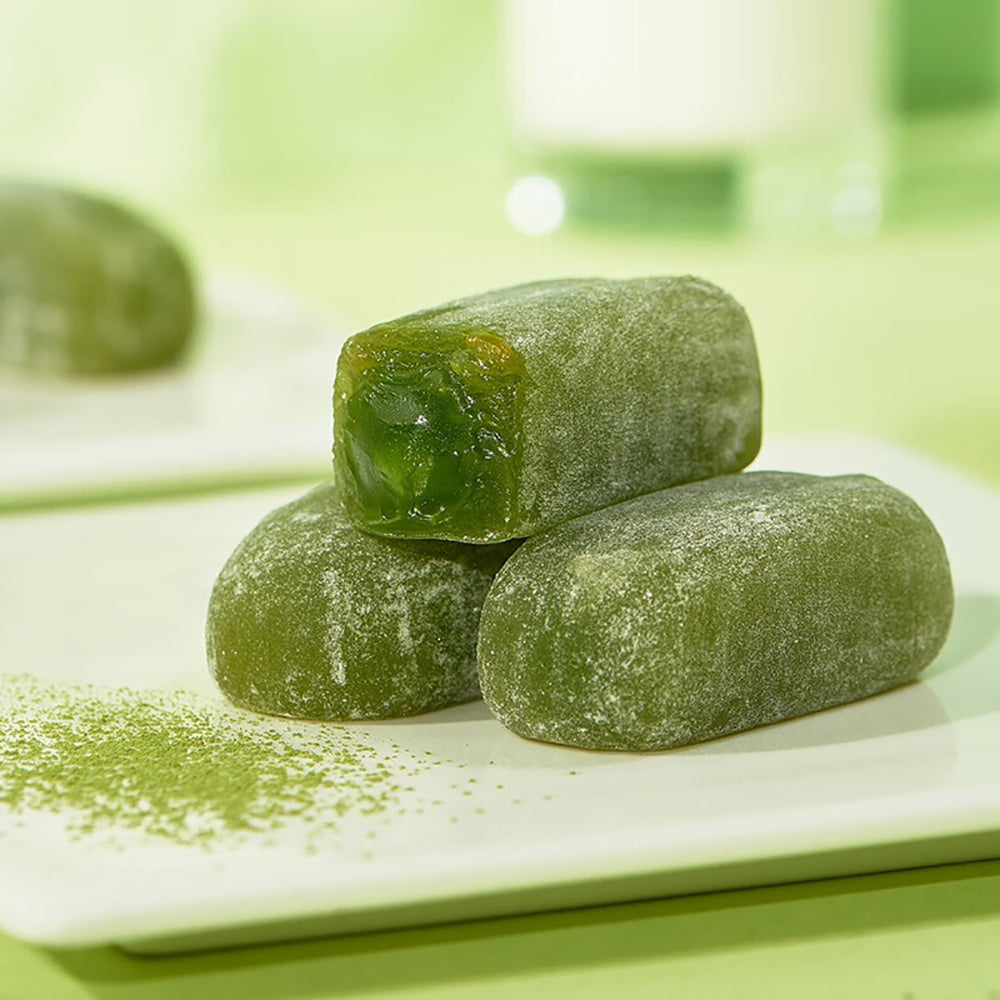 Daoxiangcun-Matcha-Flavoured-Mochi-with-Bursting-Filling,-210g-1