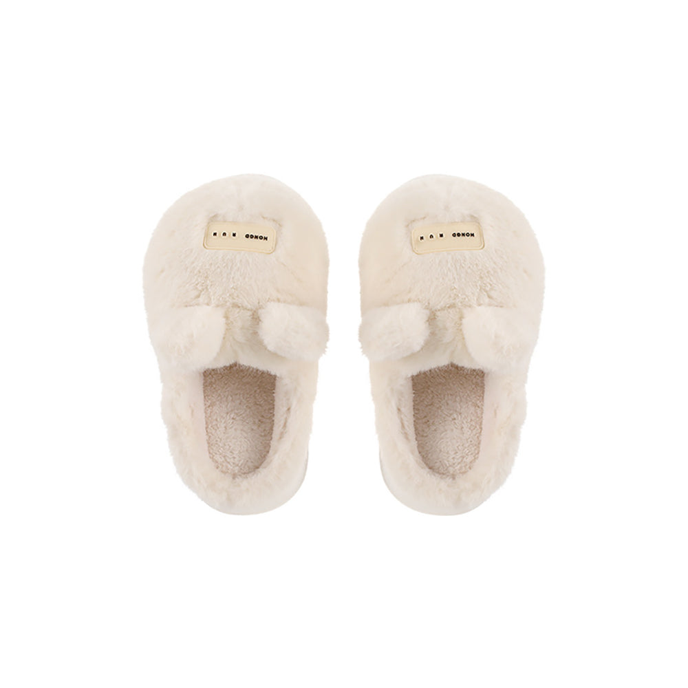 FaSoLa-Fun-Couple-Cotton-Slippers---Cream-White,-Size-38-39-1