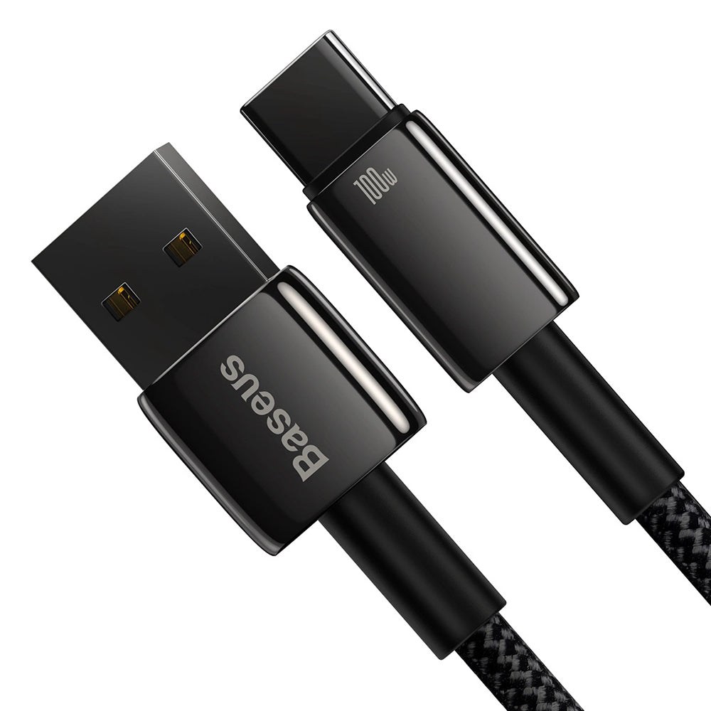 Baseus-Tungsten-Gold-Series-Fast-Charging-USB-to-Type-C-Cable-100W-2m-Black-1