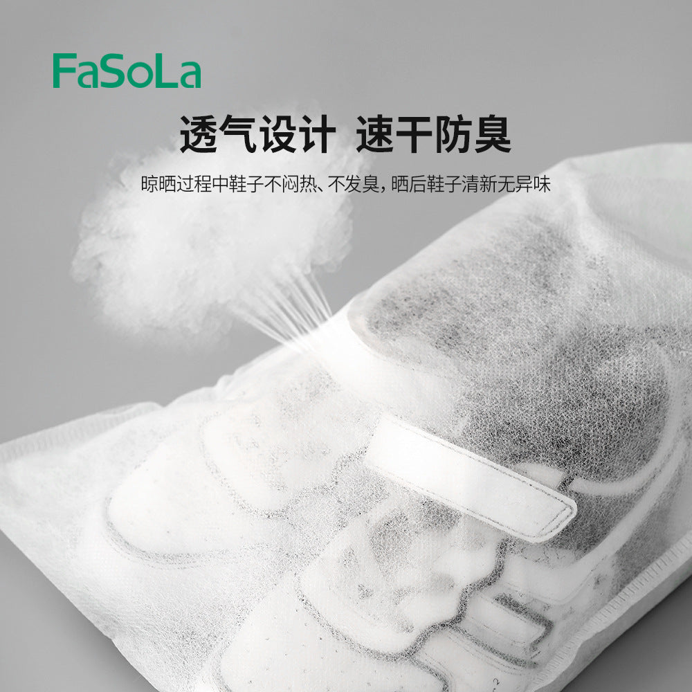 FaSoLa-Non-Woven-Anti-Yellowing-Shoe-Bags---Small,-White,-24*38cm,-Pack-of-10-1