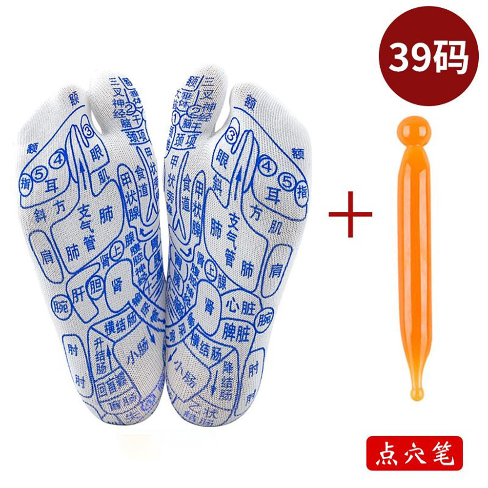 Ulife-Acupressure-Reflexology-Socks-with-Massage-Stick---Size-39-1