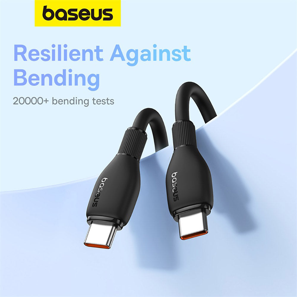 Baseus-Pudding-Series-Fast-Charging-Cable-Type-C-to-Type-C-100W-1.2m---Starry-Black-1