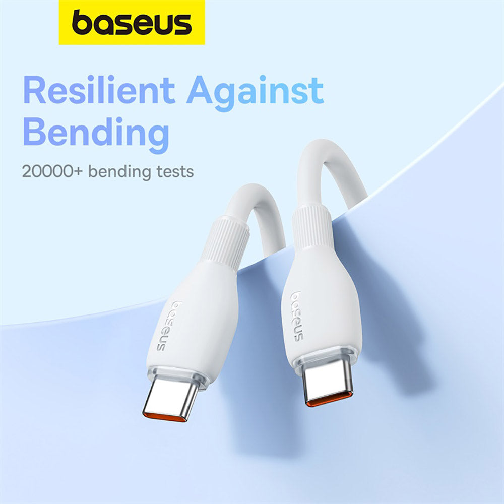 Baseus-Pudding-Series-Fast-Charging-Cable-Type-C-to-Type-C-100W-1.2m---Starlight-White-1