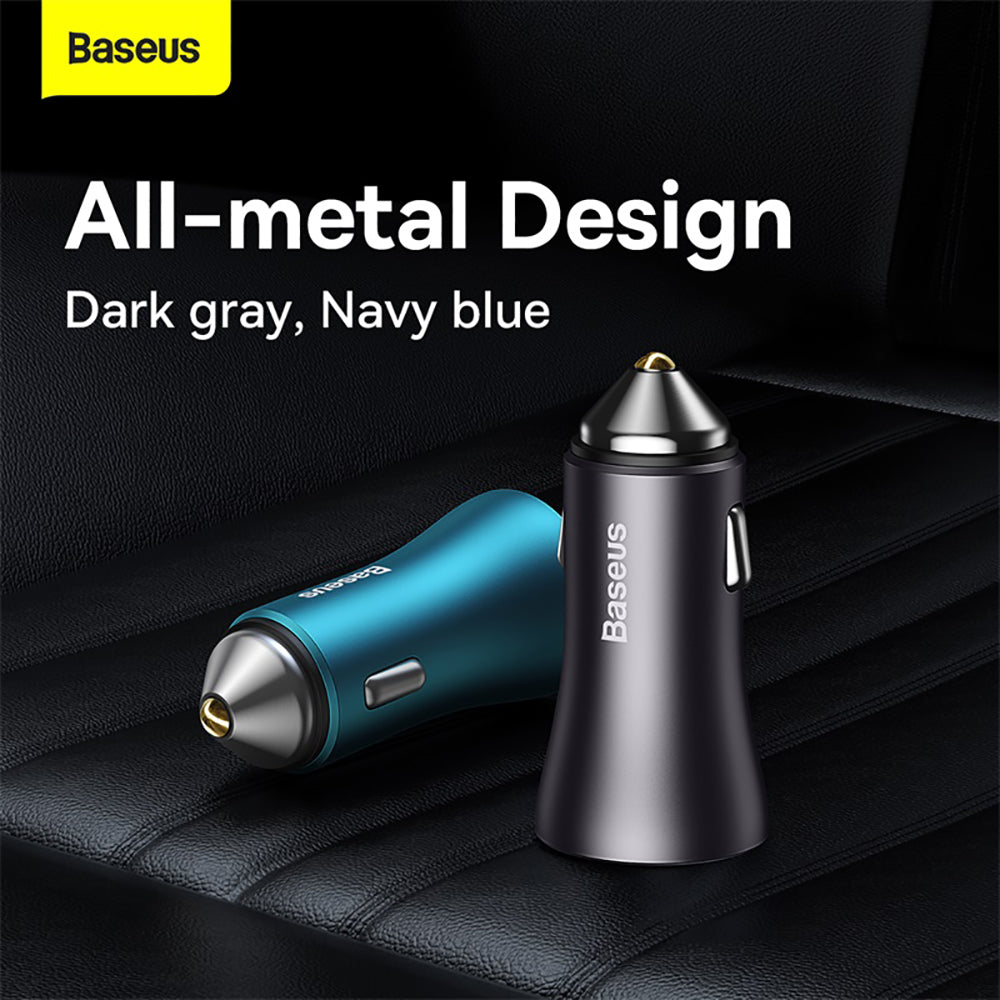 Baseus-Golden-Contactor-Max-Dual-Fast-Charger-Car-Charger-U+U-60W---Dark-Gray-1