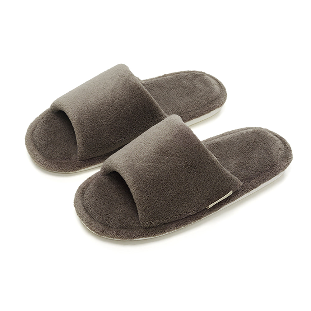 UTUNE-Open-Toe-Linen-Slippers---Brown,-Size-44-45-1