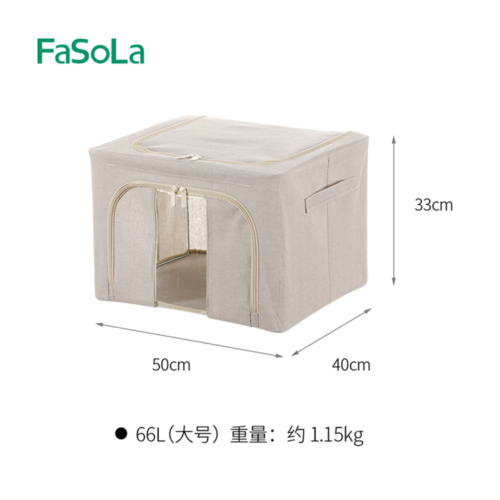 FaSoLa-Foldable-Storage-Box---Grey,-66L-1