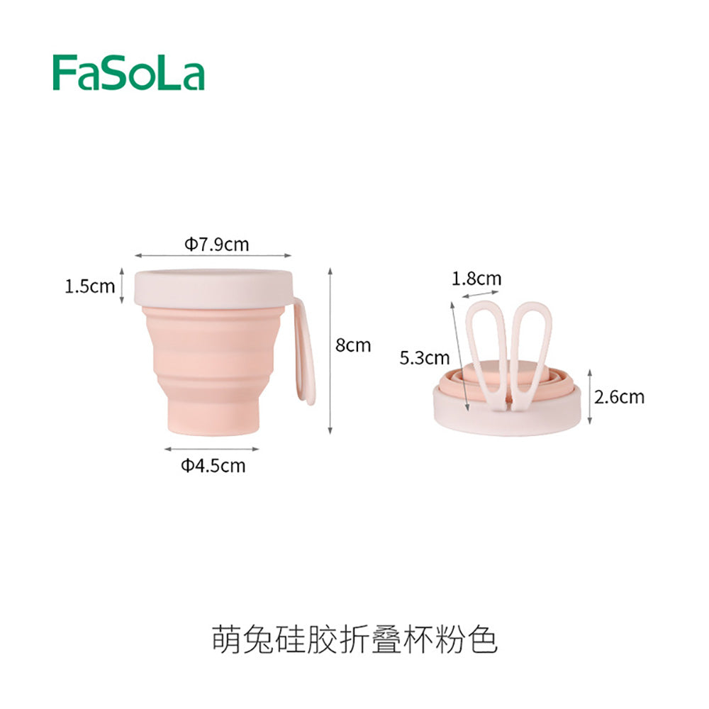 FaSoLa-Bunny-Silicone-Collapsible-Cup---Pink-1