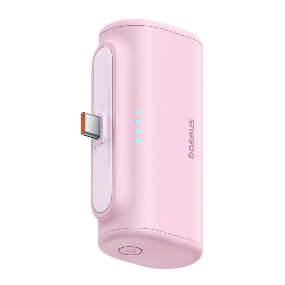 Baseus-Compact-Fast-Charging-Power-Bank-Type-C-Edition-5000mAh-20W---Floating-Pink-1