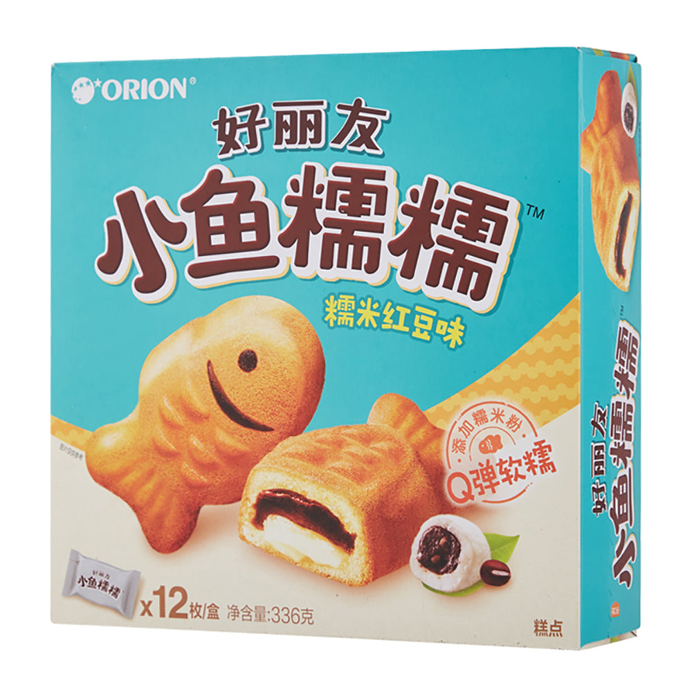 Orion-Fish-Shaped-Rice-Cake-Red-Bean-Flavor---12-Pieces,-336g-1