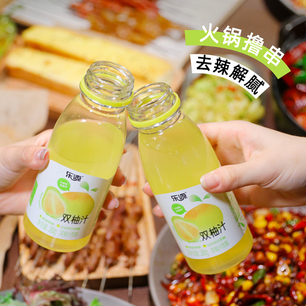 Leyuan-Double-Grapefruit-Juice---Korean-Pomelo-&-Israeli-White-Grapefruit---280ml-x-12-Bottles-1