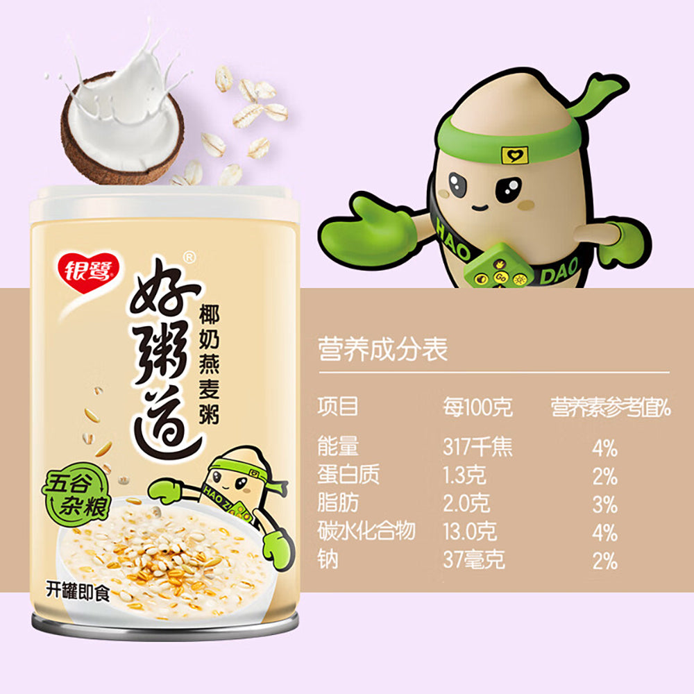 Yinlu-Haozhidao-Coconut-Milk-Oatmeal---280g-x-12-Bottles-1