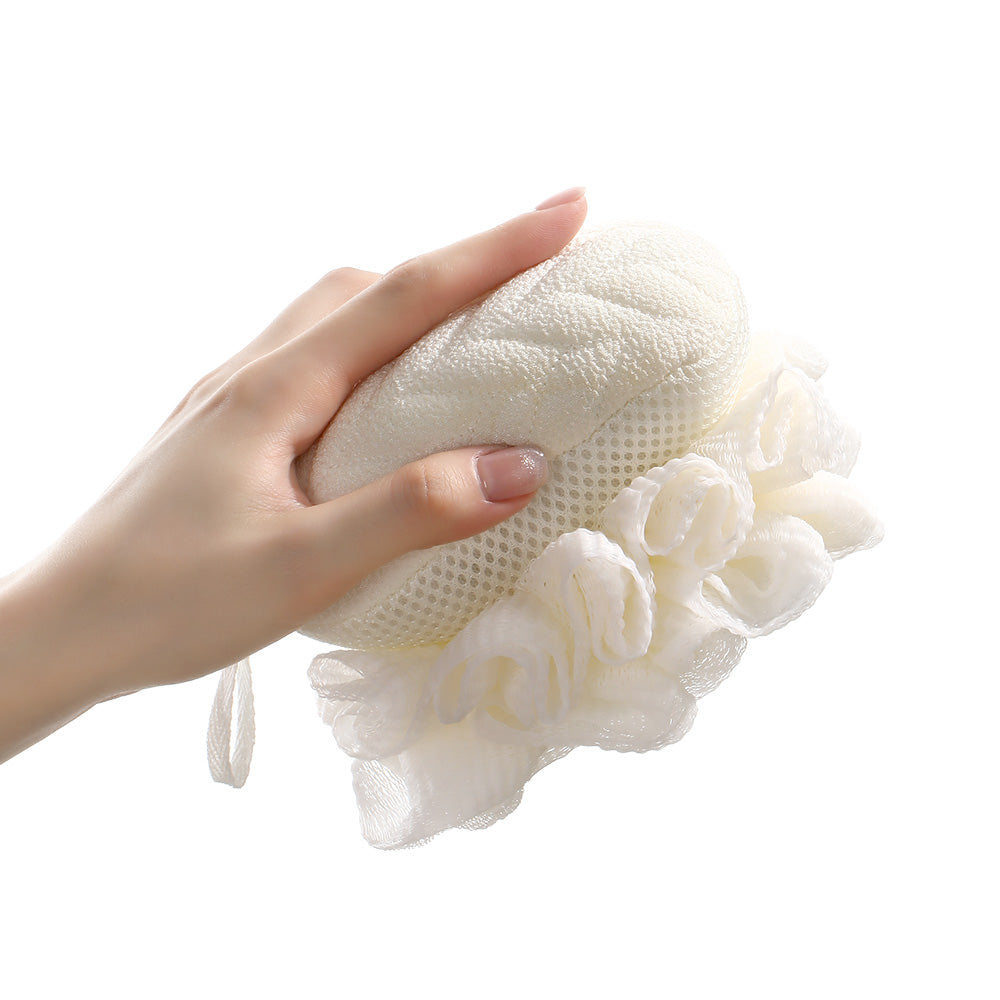 Fasola-Dual-Sided-Bath-Sponge---Beige-1